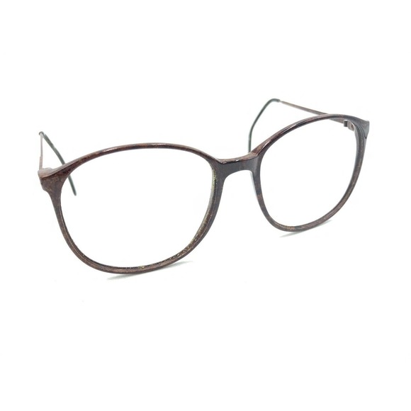 Tortoise Brown Oversized Round Eyeglasses Frames 140 Designer Fashion Women - Picture 1 of 12